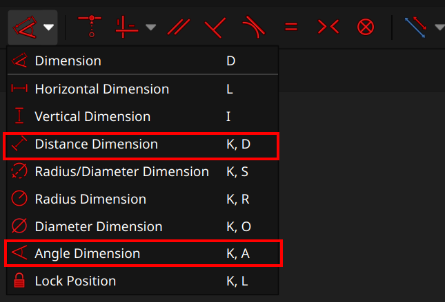 FreeCAD sketcher workbench line complete constrained toolbar constraints